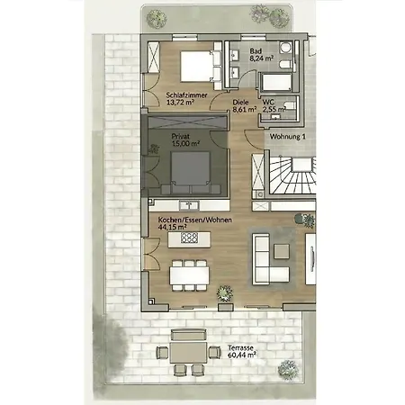 Apartment Bergliebe Bad Wiessee